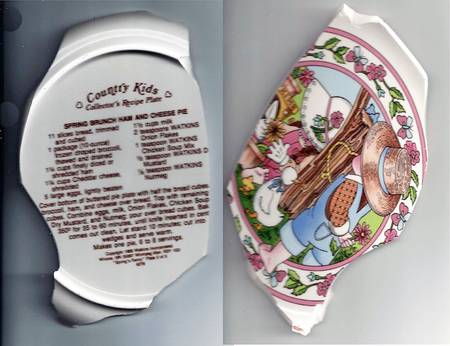 Country Kids Pie Serving Plate