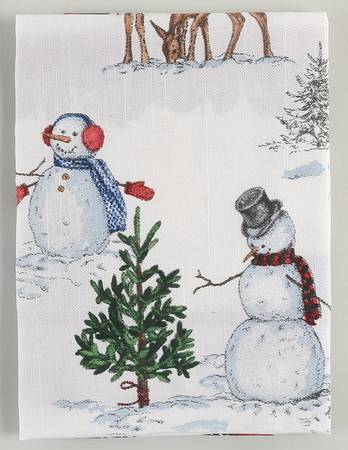 Snowman Cloth Kitchen Towel