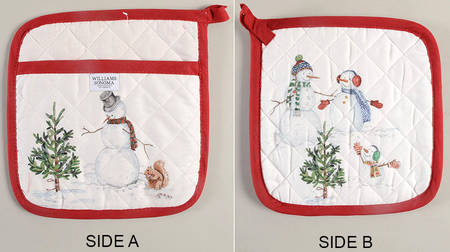 Snowman Cloth Potholder