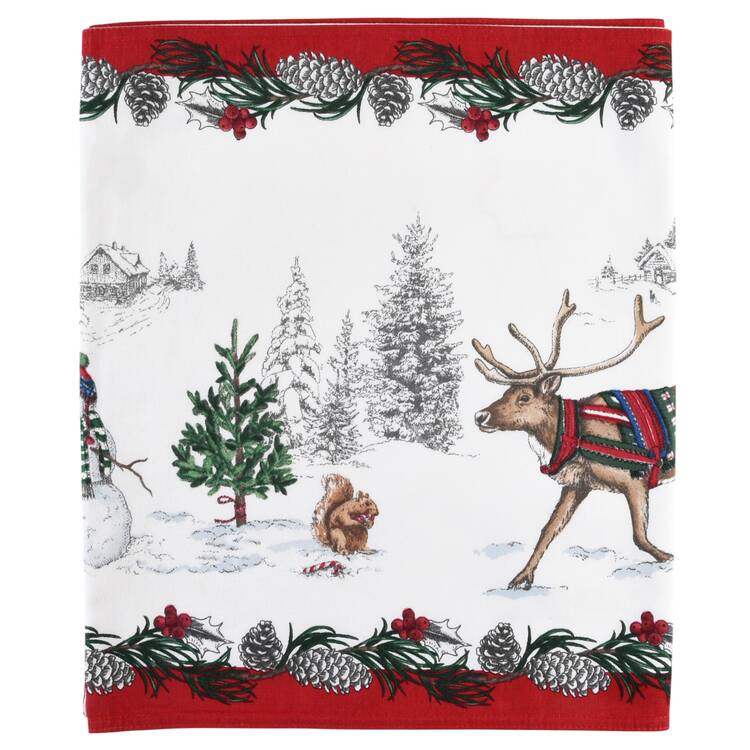 Snowman 16" X 108" Cloth Table Runner