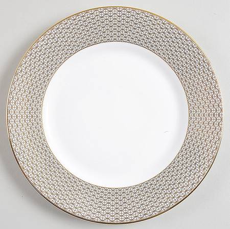 Lismore Diamond Gold Salad Plate