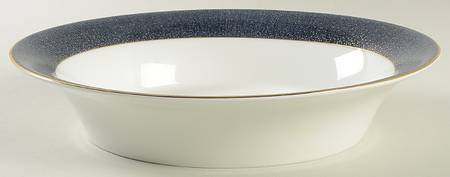 Stardust Night 10" Oval Vegetable Bowl