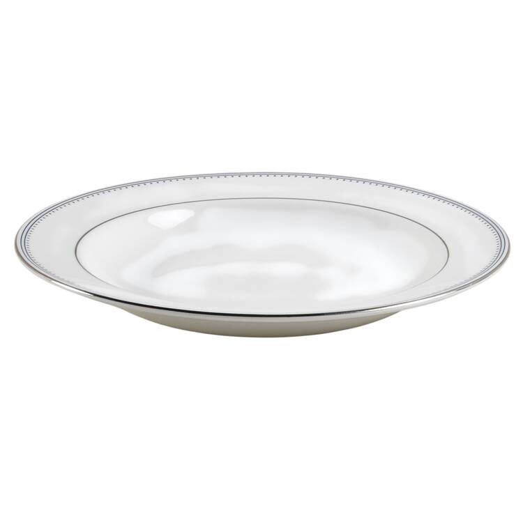 Grosgrain Indigo Large Rim Soup Bowl