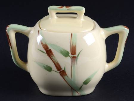 Bambu Yellow Sugar Bowl & Lid