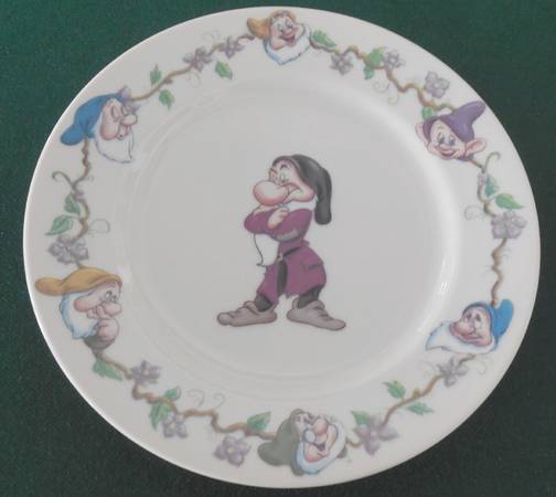 Snow White Salad Plate