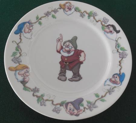Snow White Salad Plate