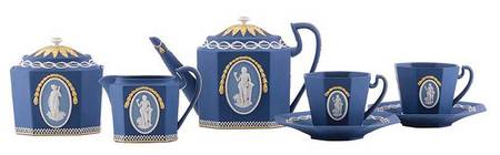 Heritage Collection (9 Pc) Motif 3 Tea Set (TP3,CRMT3,SUMT3&2 CSLM3)