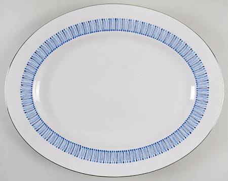 Malibu Azure 13" Oval Serving Platter