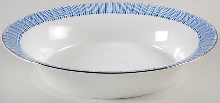 Malibu Azure 10" Oval Vegetable Bowl