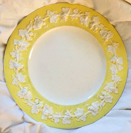 Cream Color on Yellow (Plain Edge) by Wedgwood