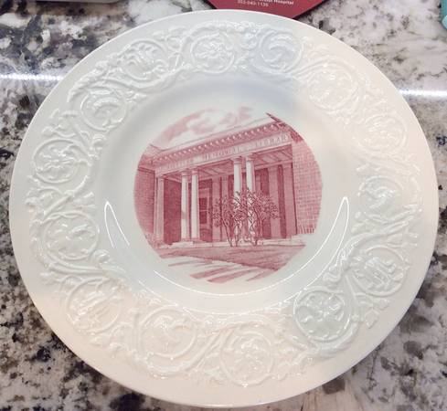 Mount Hermon School Pink Dinner Plate