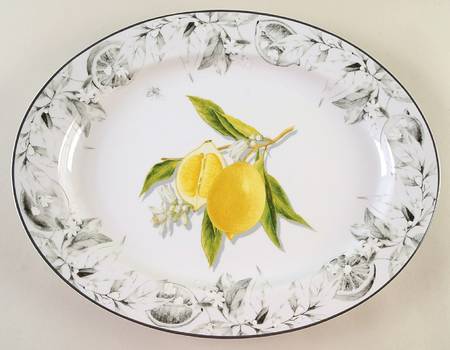 Meyer Lemon 17" Oval Serving Platter