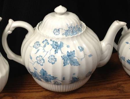 Autumn Blue Teapot & Lid