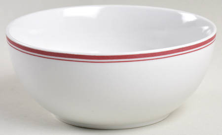 Open Kitchen Bistro Red Coupe Cereal Bowl