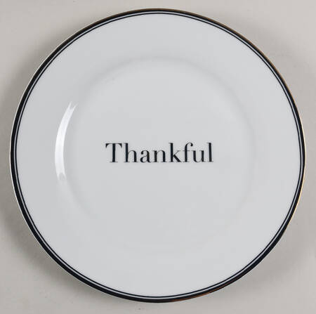 Open Kitchen Bistro Gold Salad Plate