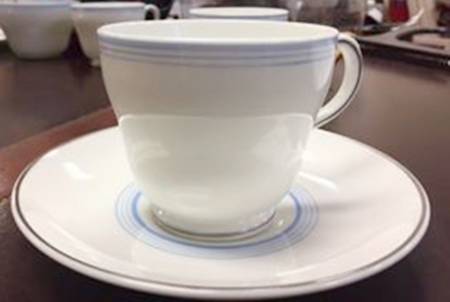 W4045 Footed Cup & Saucer Set