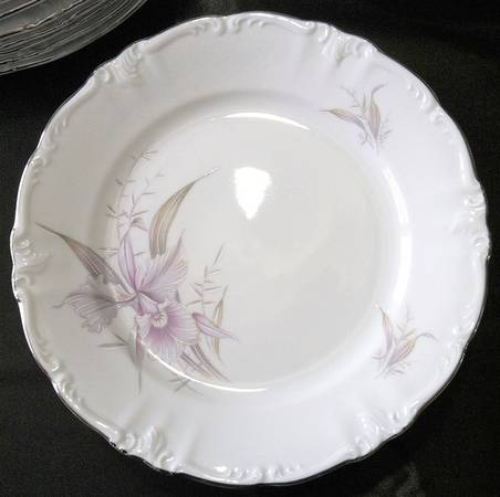 Orchid Elegance Salad Plate