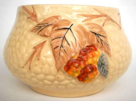 Bramble Variation 2 Autumn Tints Sugar Bowl No Lid