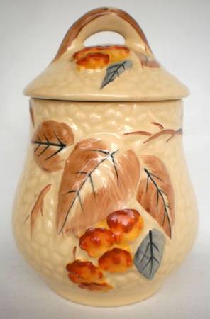 Bramble Variation 2 Autumn Tints Honey Pot & Lid