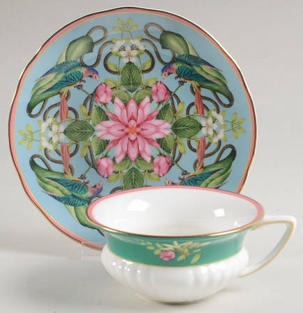 Wonderlust Flat Cup & Saucer Set