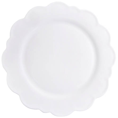 Scalloped Dinner Plate