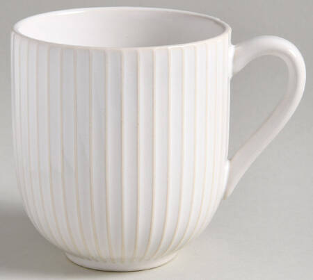 Textured White Mug