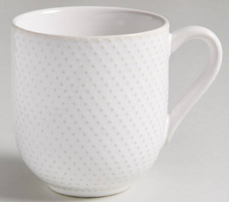 Textured White Mug