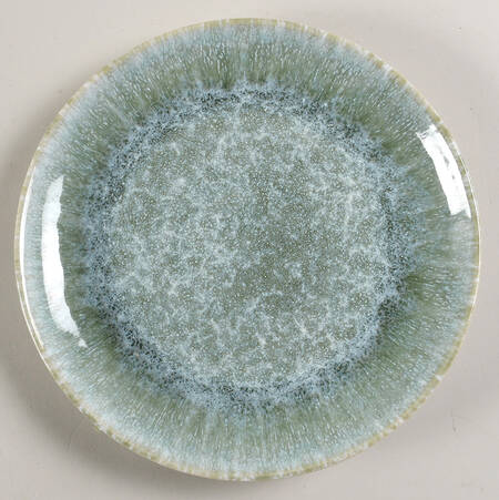Reactive Glaze Dusty Mint Salad Plate