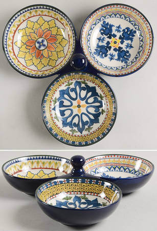 Sicily 3 Section Condiment Dish