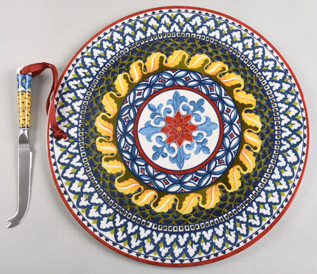 Sicily Cheese & Cracker Board & Knife