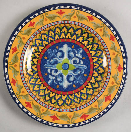 Sicily Melamine Salad Plate