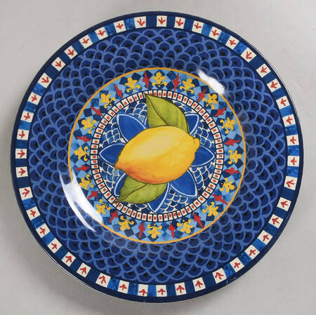 Sicily Melamine Salad Plate
