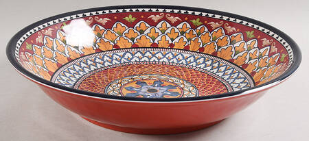 Sicily 13" Melamine Salad Serving Bowl