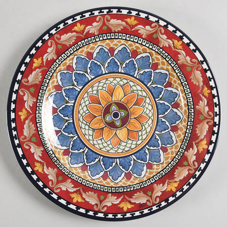 Sicily Melamine Salad Plate