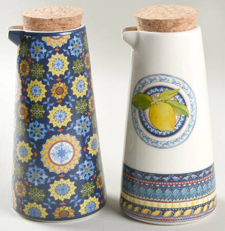 Sicily Vinegar and Oil with Cork Stoppers
