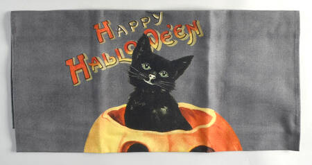 Vintage Halloween Cloth Kitchen Towel