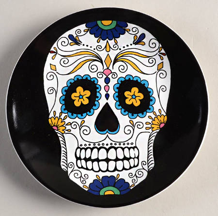 Day of the Dead Appetizer Plate