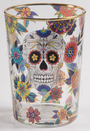 Day of the Dead Glassware Tall Tumbler