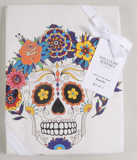 Day of the Dead Cloth Kitchen Towels - Set of 2