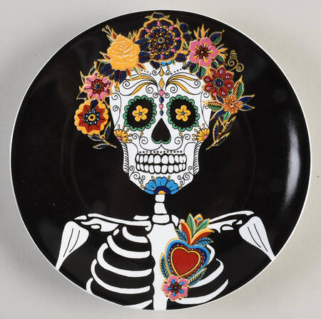 Day of the Dead Appetizer Plate