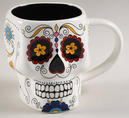 Day of the Dead Figural Mug