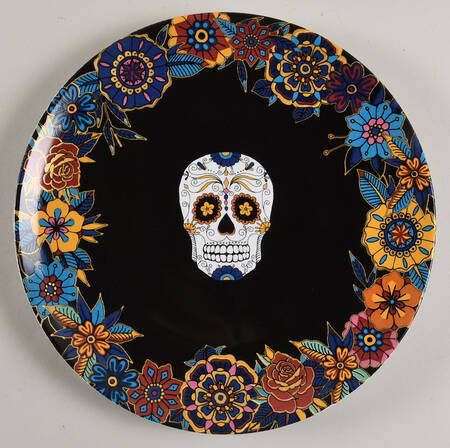 Day of the Dead Dinner Plate