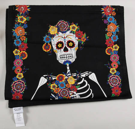 Day of the Dead 16" X 108" Cloth Table Runner