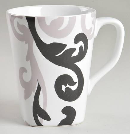 Laila Taupe Square Mug