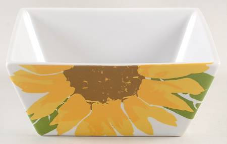 Bountiful Blooms Square Cereal Bowl