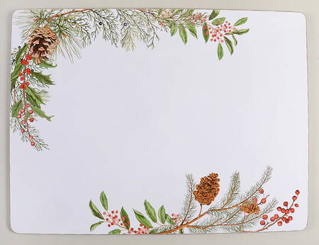 Woodland Berry Corkboard Placemat