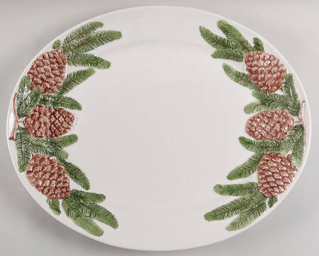 Woodland Berry 20" Oval Serving Platter
