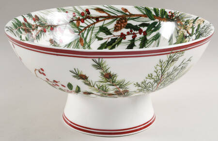 Woodland Berry Large Footed Fruit Bowl