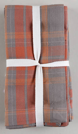 Autumn Plaid Cloth Napkin - Set of 4