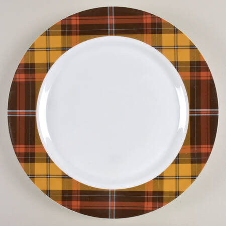 Autumn Plaid Service Plate (Charger)